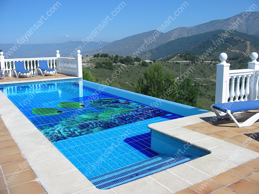 Pool tile applications with the most preferred being one of the applications together with unlimited options for those who don’t want to limit themselves to go against the conventional tiles are.