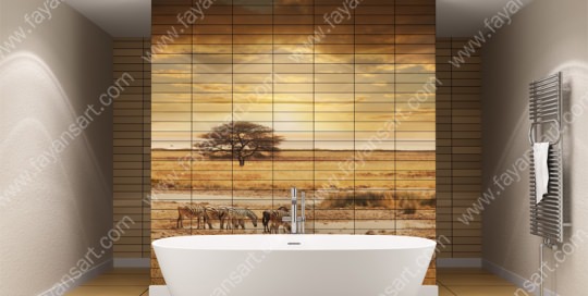 Safari Bathroom tile